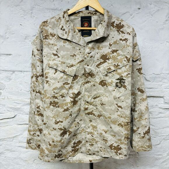 USMC Jacket Marpat Digital Desert Camo Military Marine Corps Slant Pockets - Picture 1 of 6